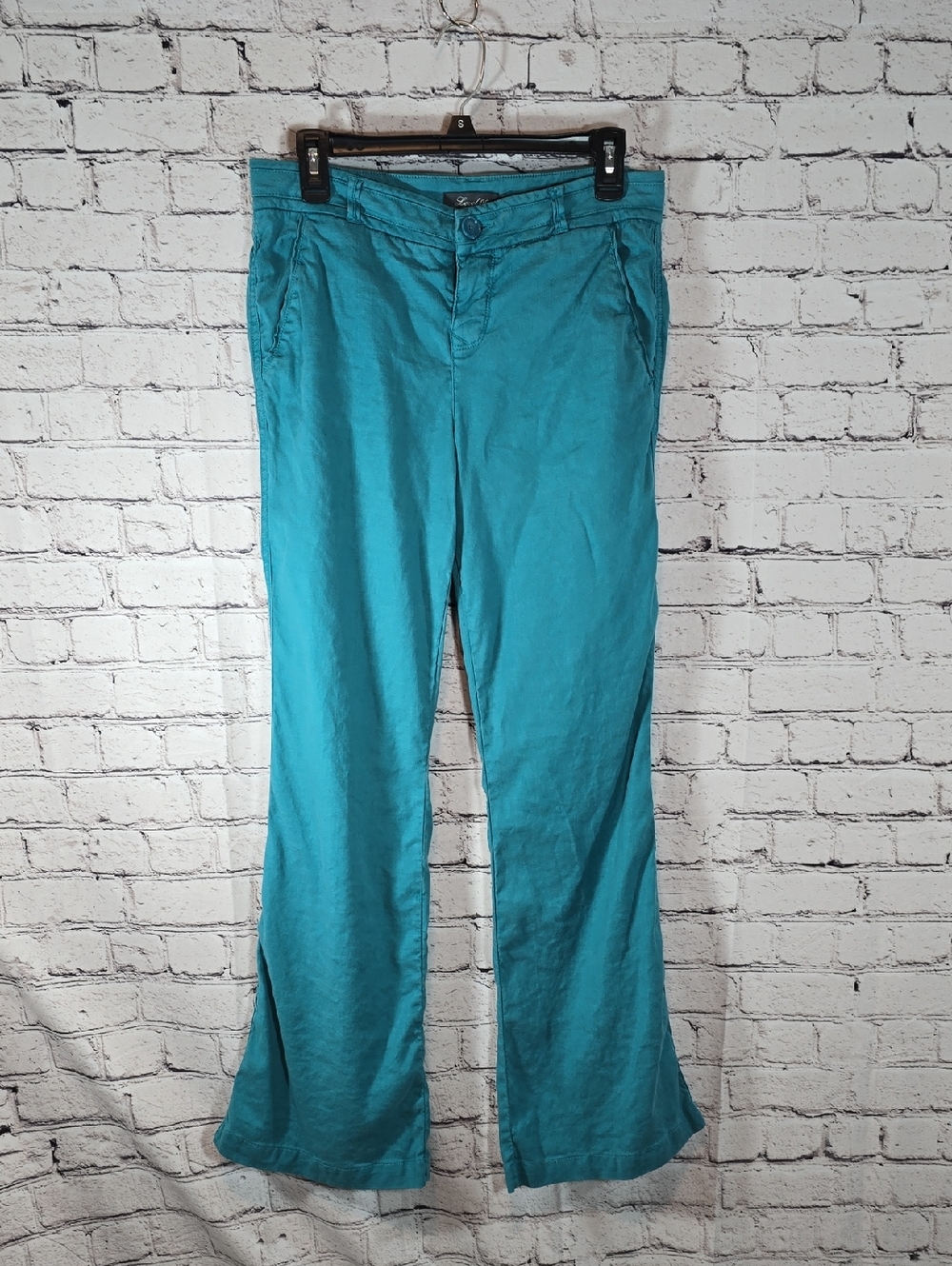 Level 99 Teal Wide Leg Pants Size 29